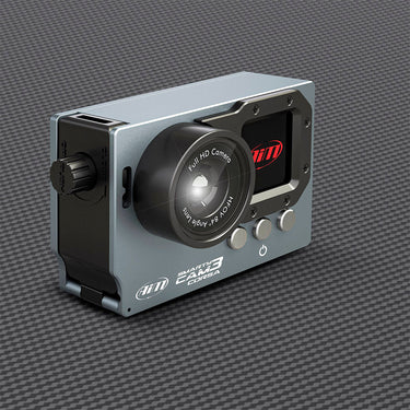 Aim SmartyCam 3 Corsa capturing high-speed racing action.